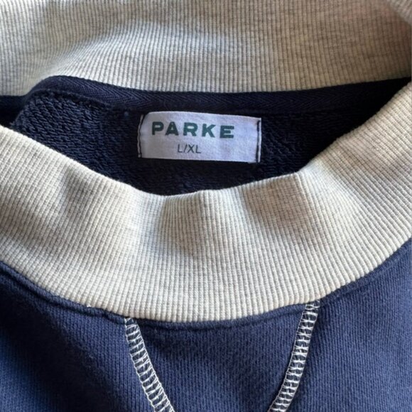 Parke Mockneck Coastal Collection Navy and Gray - Picture 6 of 6